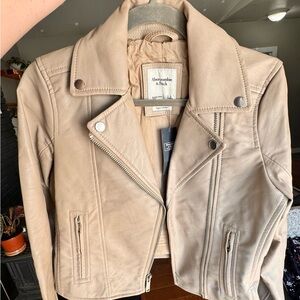 Abercrombie Vegan Leather Jacket